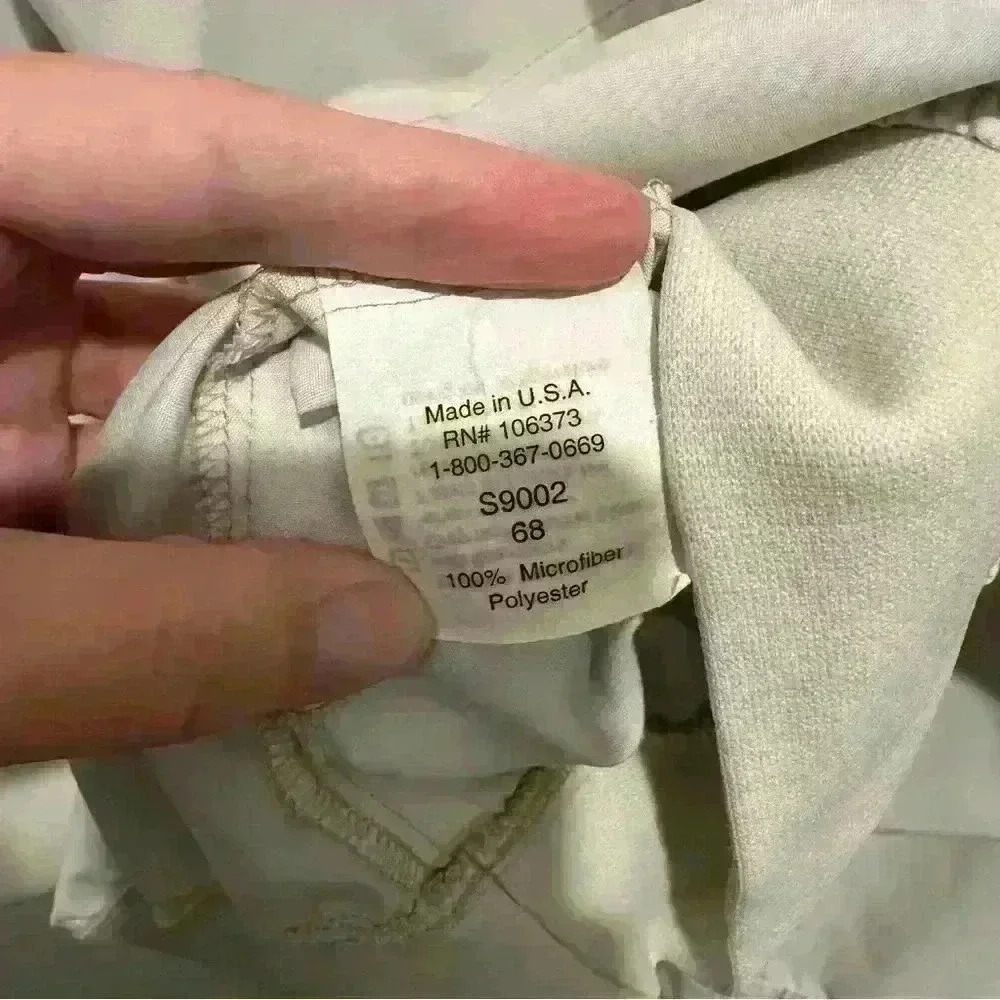 Zero Restriction Beige Pullover Snap Button Golf … - image 6